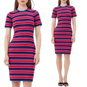 Trina Turk Nijinski Merino Wool Midi Sweater Dress